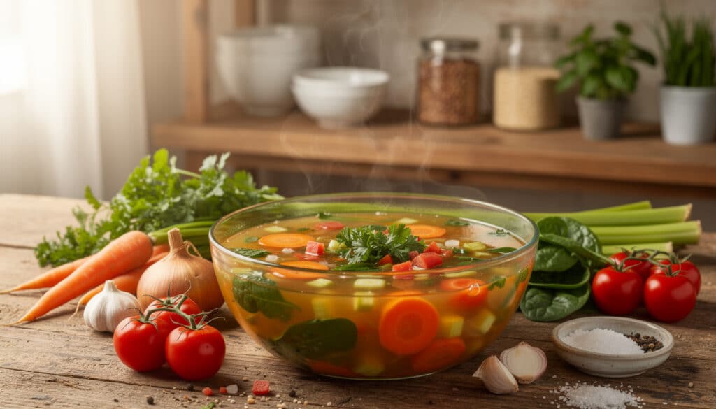 découvrez la recette naturelle de la soupe brûle-graisse qui vous aide à perdre 7 kg en 10 jours rapidement et sainement. profitez d'une méthode efficace pour mincir sans effort.