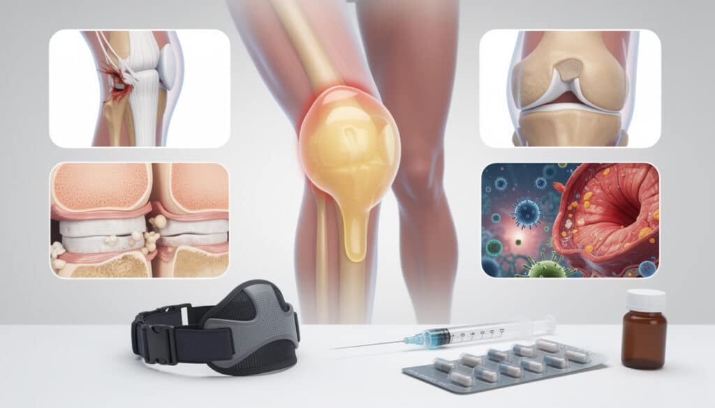découvrez les causes, symptômes et traitements efficaces de l'épanchement intra articulaire du genou pour mieux comprendre et gérer cette condition douloureuse.