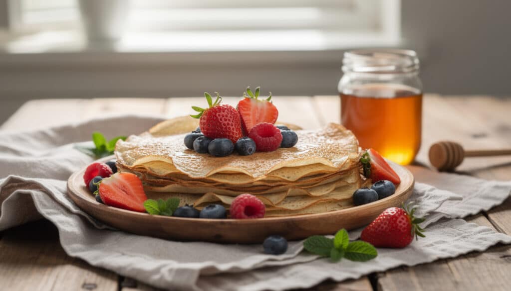 découvrez notre recette de crêpe healthy, légère et facile à préparer, idéale pour un repas quotidien gourmand et équilibré.