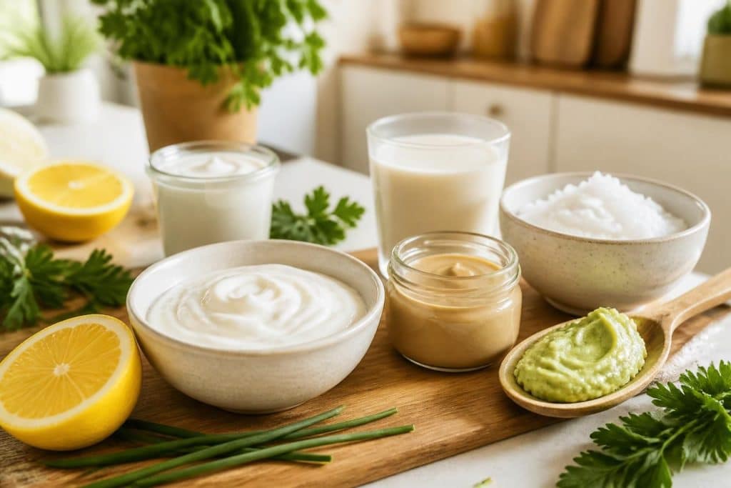 découvrez des alternatives faciles et naturelles pour remplacer la crème fraîche dans toutes vos recettes, pour une cuisine saine et savoureuse.