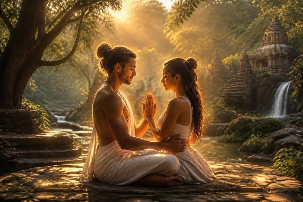 découvrez l'origine du tantra, ses pratiques traditionnelles et ses bienfaits pour l’éveil personnel et le développement spirituel.